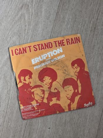 Vinyle 45 tours Eruption avec Precious Wilson – I Can’t Stand The Rain / Be Yourself