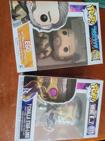 Figurines pop gardiens de la galaxy