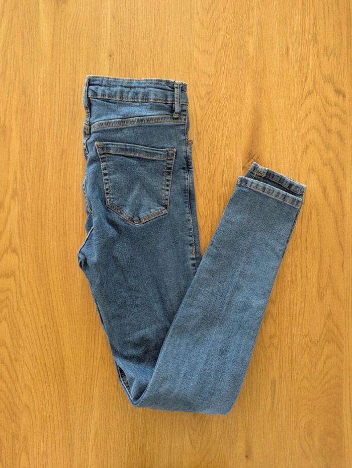 Jean skinny bleu MNG (Mango), taille 36