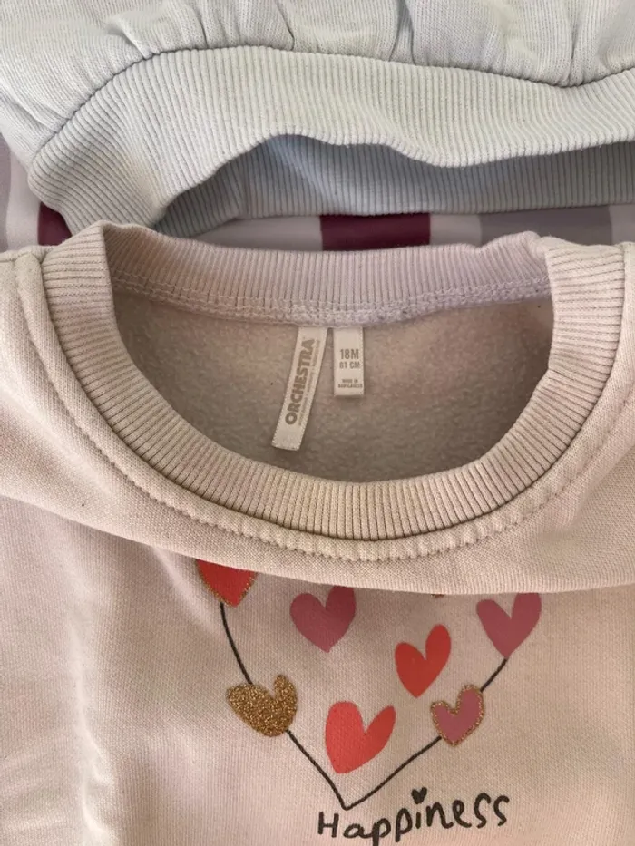 Lot de 3 pulls bébé fille – Taille 18 mois / 81 cm 🧶💖 - photo numéro 3