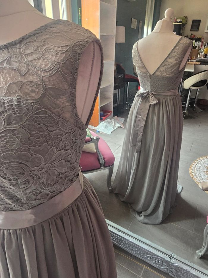 Robe cérémonie longue demoiselle d'honneur taille S neuf - photo numéro 5