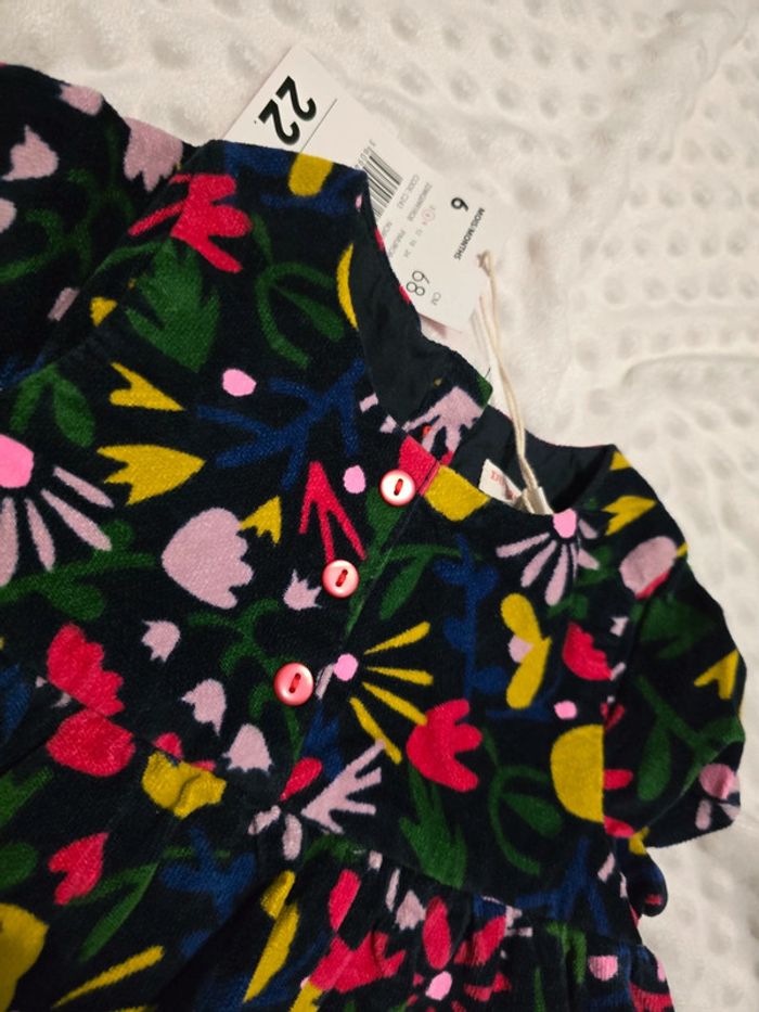 Robe fleurie - DPAM - 6M/68cm - photo numéro 4