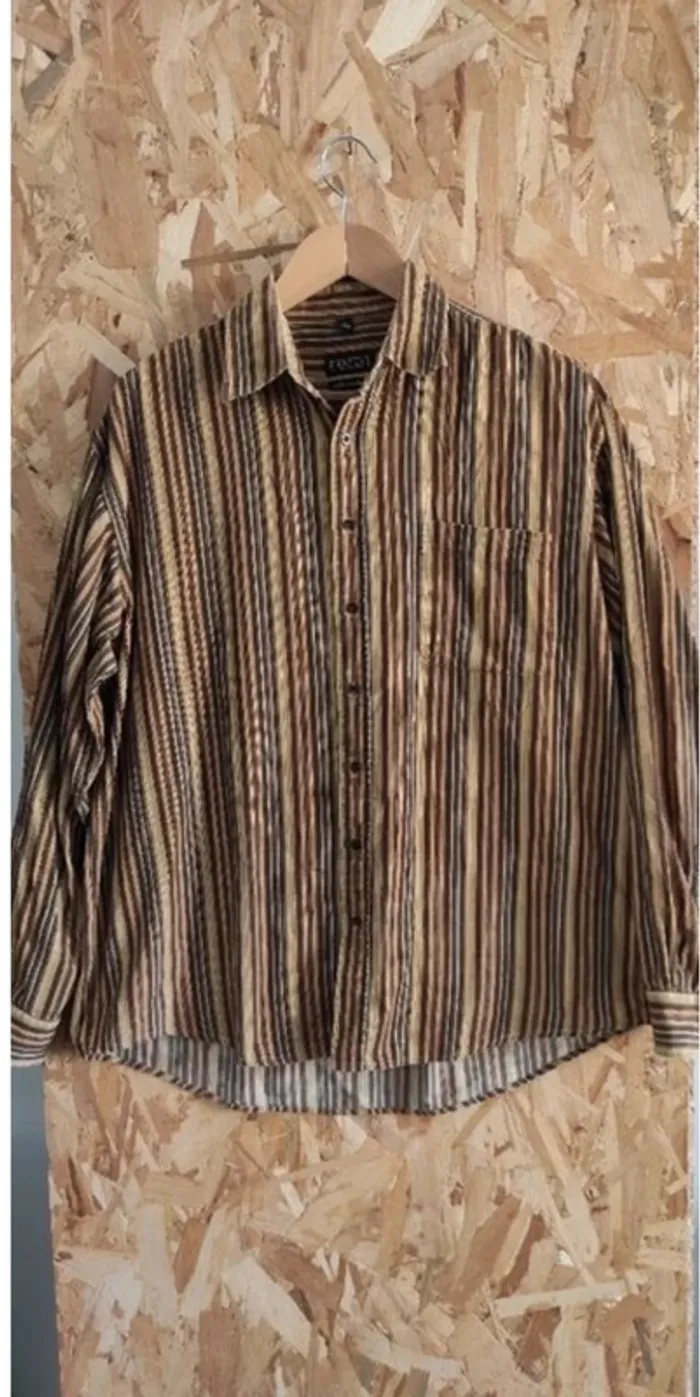 Chemise velours rayé. - photo numéro 2