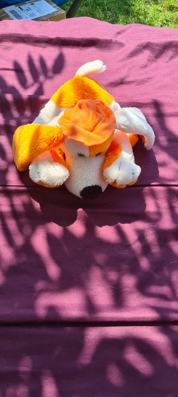 peluche chien rigolo