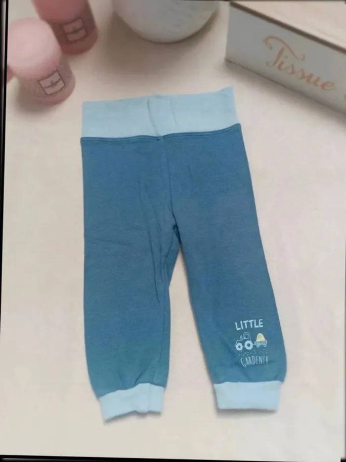 Legging bleu Lupili garçon 3/6 mois