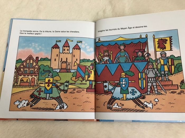 Livre j’apprends à dessiner - chevaliers et châteaux forts - Fleurus - photo numéro 3