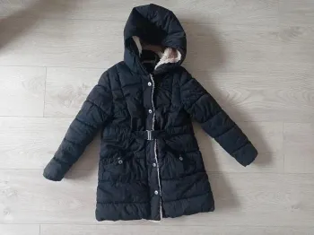 Manteau noir chaud fille Vertbaudet 6 ans