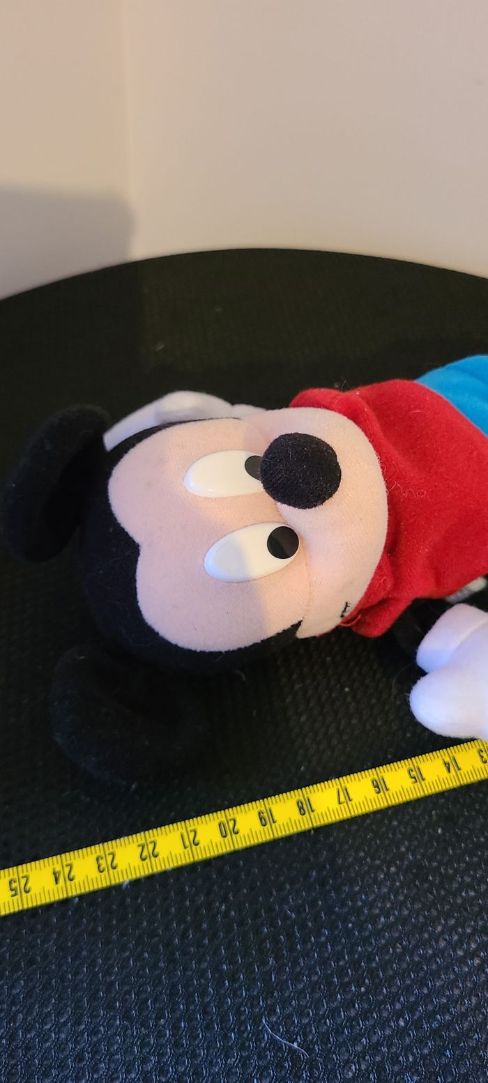 Doudou Peluche Mickey Disney Fisher Price 2001 Mattel - photo numéro 2