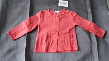Gilet fin rouge 18 mois Absorba