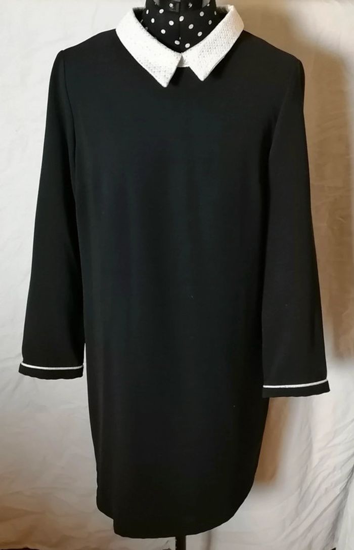 Robe noir et blanc col doré Taille S It Hippie - photo numéro 4