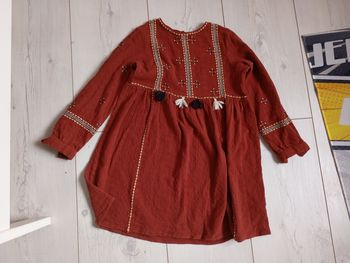 Robe fille Zara 9 ans marron