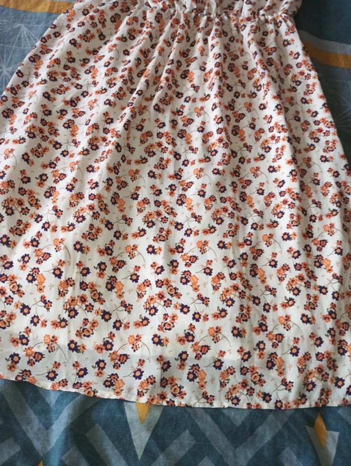 Robe été fleurie femme taille 40 marque Etam - photo numéro 2