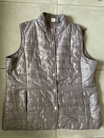 Doudoune grise légère sans manches taille 42/44