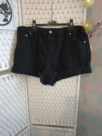 Joli short en jean noir Asos Design femme T50 (UK 22 / US 18)