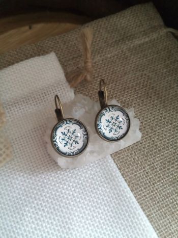 Boucles d'oreilles azulejos