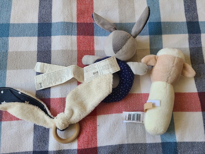 Lot hochets bébé tout doux - photo numéro 2