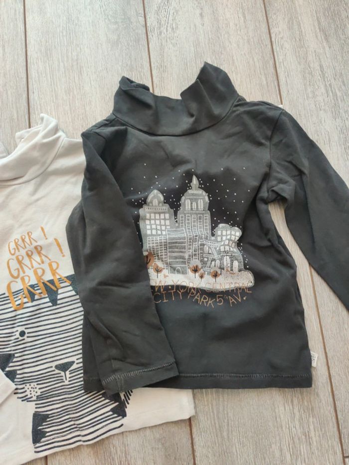 Lot 2 cols roulés 24m Kiabi - photo numéro 3