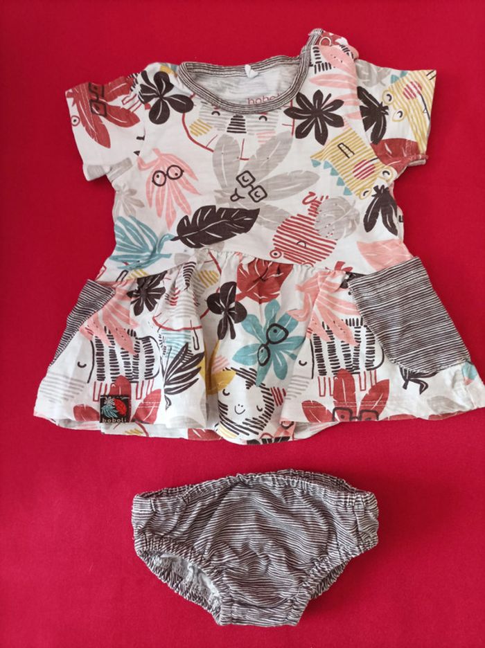 robe + bloomer 3 mois