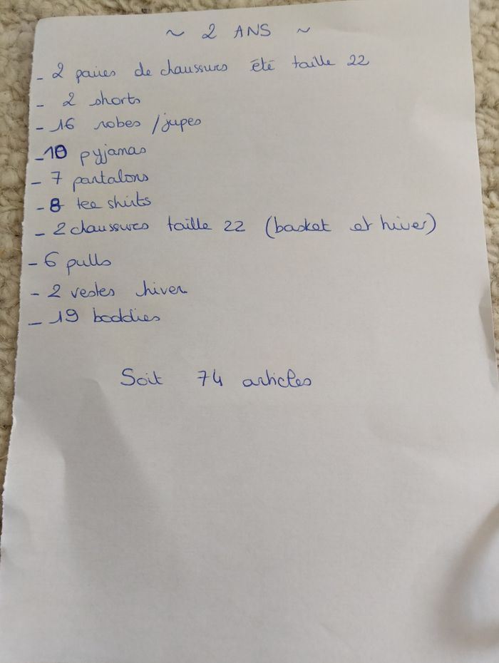 Lot vêtement fille 2 ans avec chaussure - photo numéro 7