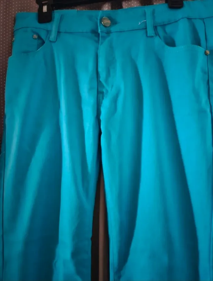 Pantalon turquoise BS Jeans Taille 44 Neuf - photo numéro 2