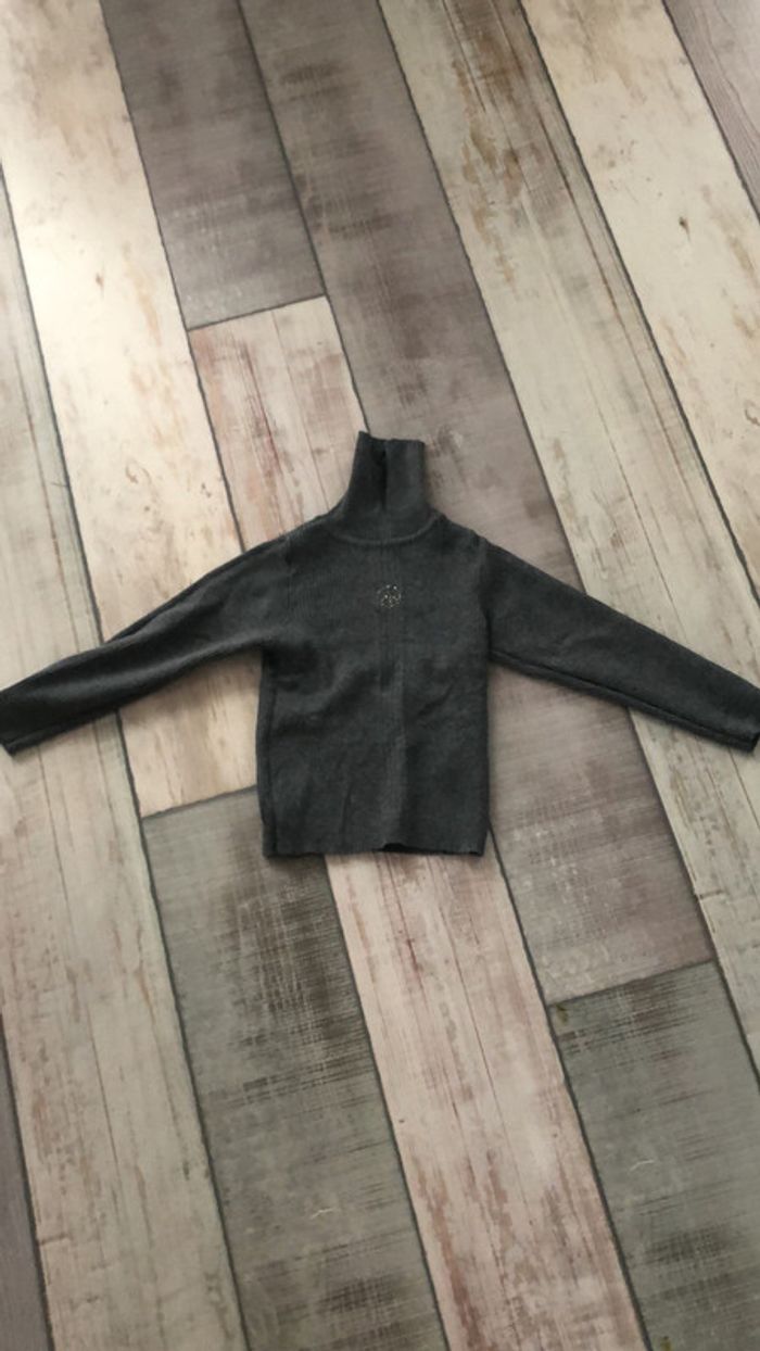 3 pommes - Pull col roulé fille 3ans