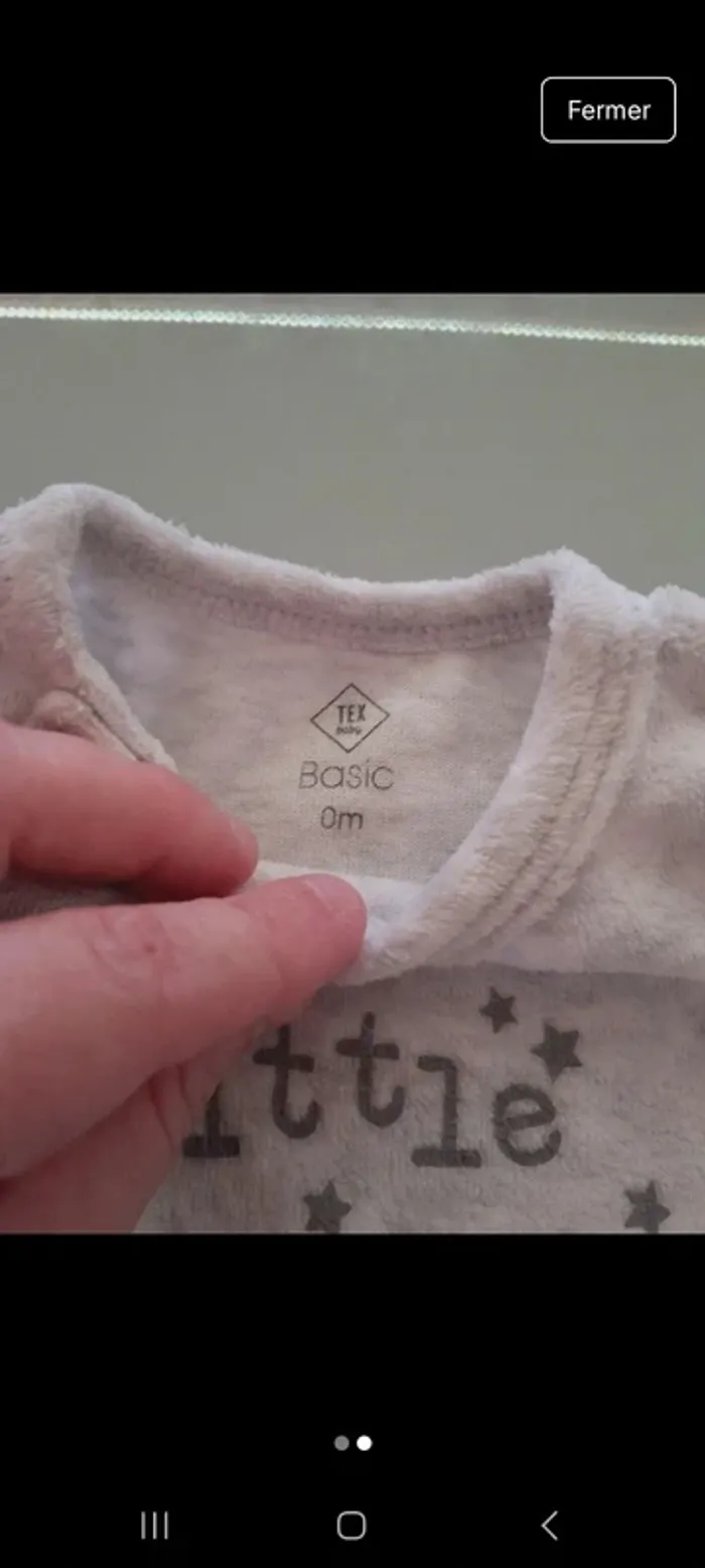 Pyjama gris naissance - photo numéro 2