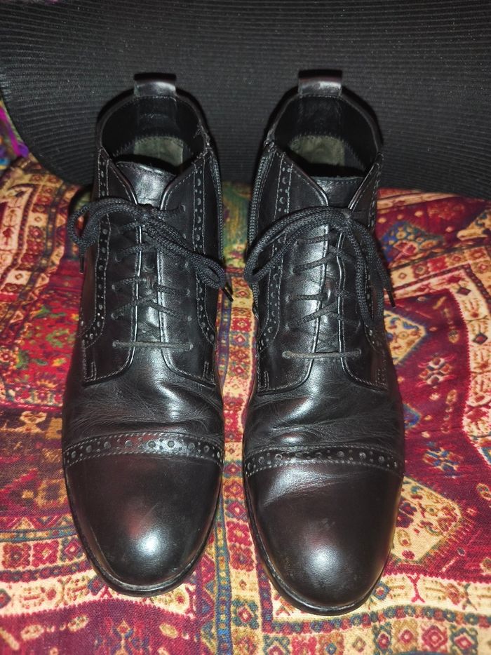 Bottines derbies Gabor cuir véritable pleine fleur - photo numéro 2