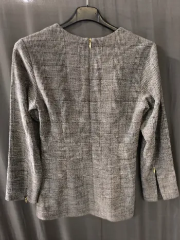 339499 robe noire blanc femme 34 H&m