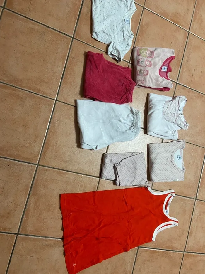 Lot 5 pièces pyjama petit bateau