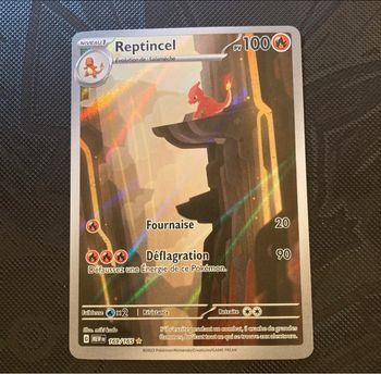 Carte Pokémon Reptincel 169/165 NM FR