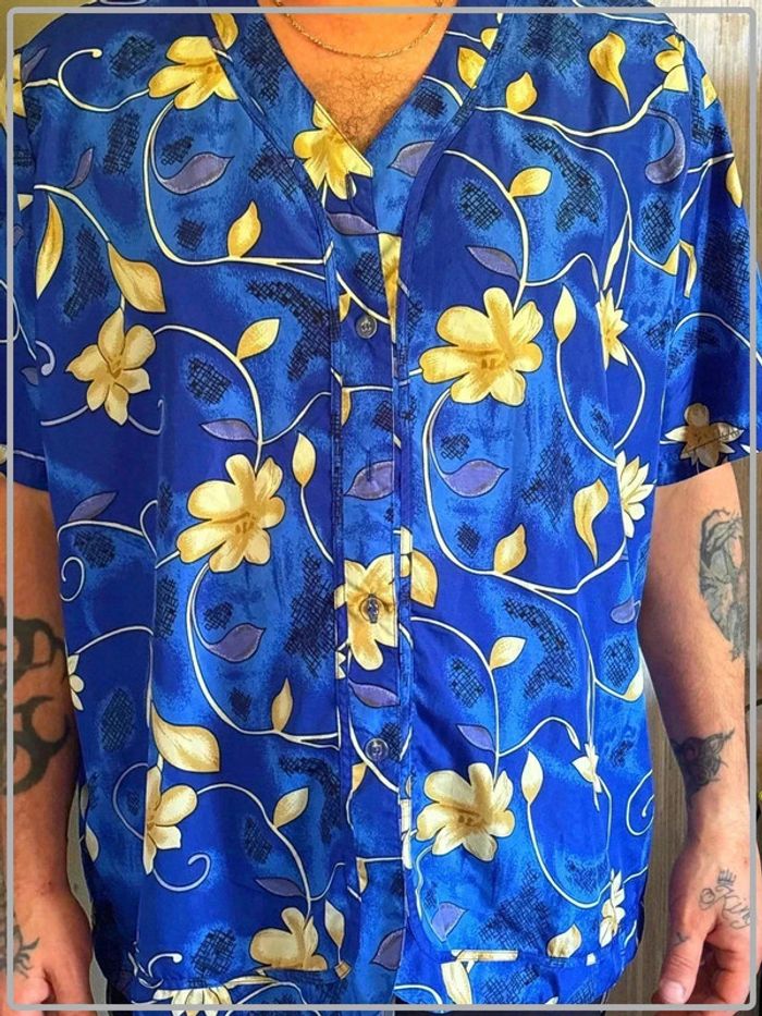 Chemise fleurie homme taille 44 - photo numéro 2