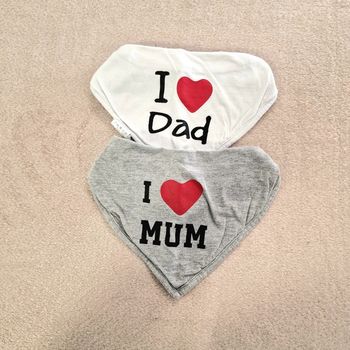 Lot 2 bavoirs bandanas