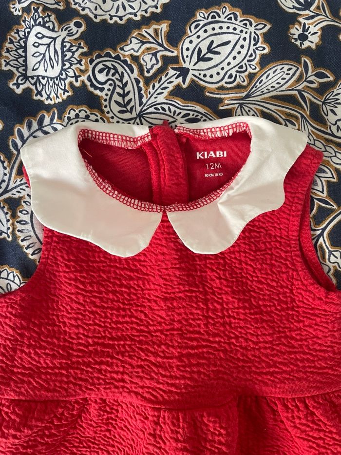 Robe rouge KIABI - 12 mois - photo numéro 2