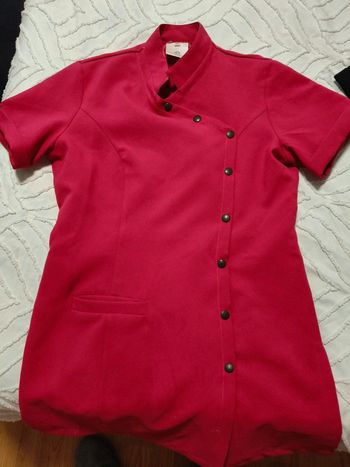 Blouse professionnelle esthéticienne fushia
