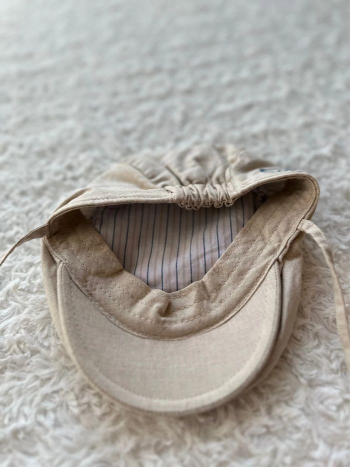Béret beige neuf 40cm - photo numéro 3