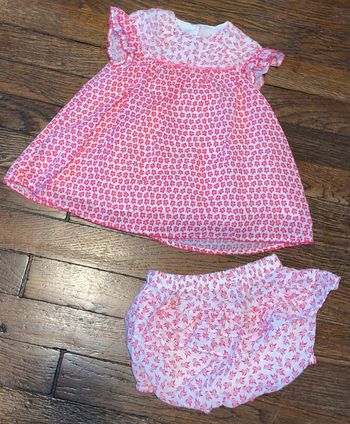 robe Absorba avec bloomer  3 mois