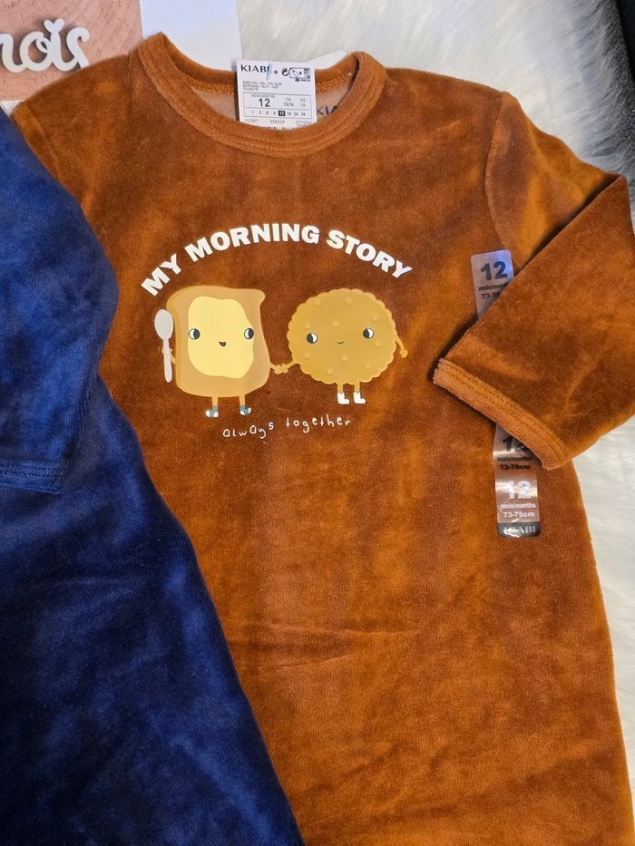 NEUFS (NON PORTÉS)💙😍🤩 superbes pyjamas 12 mois garçon 🤩😍💙💙💙 - photo numéro 4
