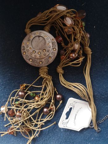 Collier fantaisie vert