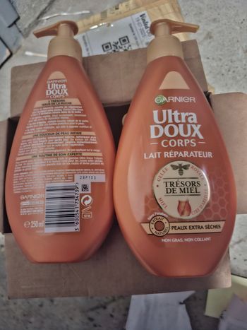 Lait réparateur garnier ultra doux corps