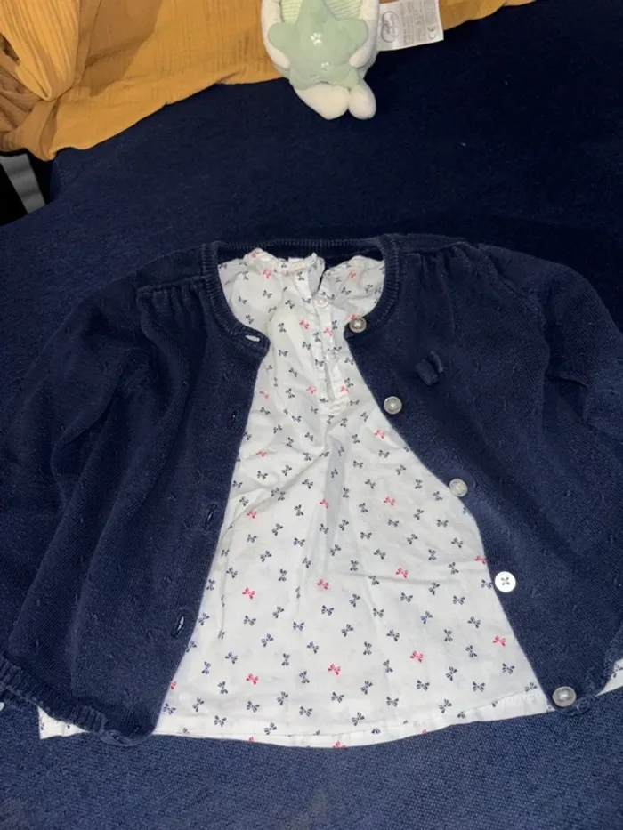Ensemble gilet et blouse Bébé rêve