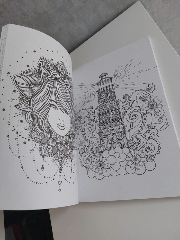 Livre coloriage pour adulte anti stress - photo numéro 8