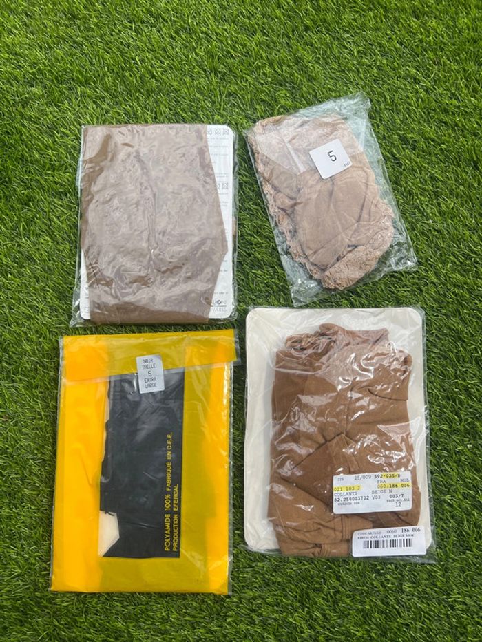 Lot de 2 collants + 2 bas