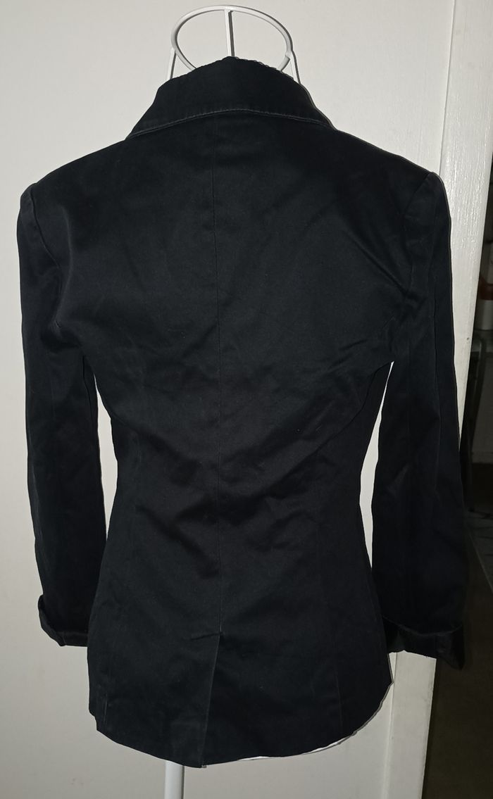 Blazer Pimkie Noir Basique Chic - Taille 36 (S) - photo numéro 7