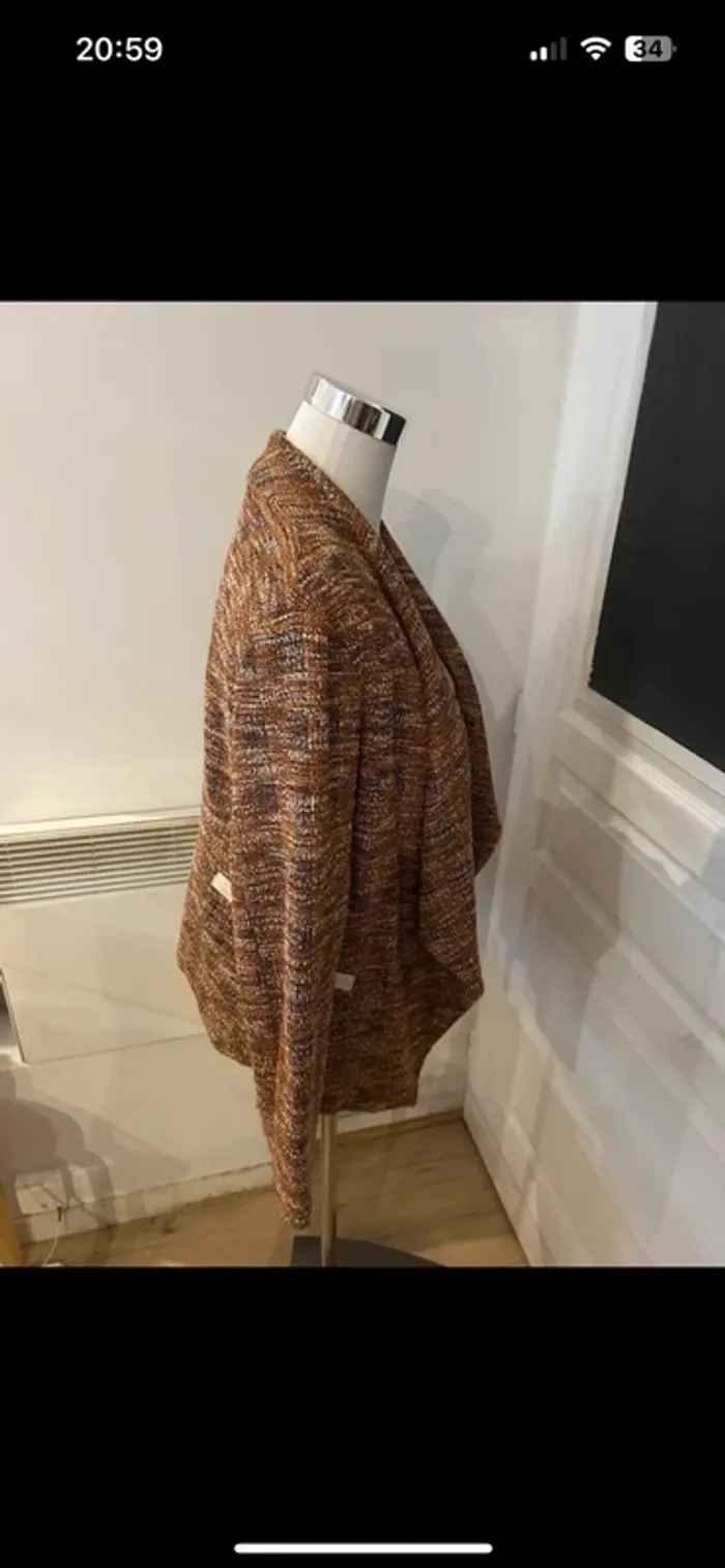 Kosmika veste blazer, imprimée, multicolore femme, taille L/40 - photo numéro 4