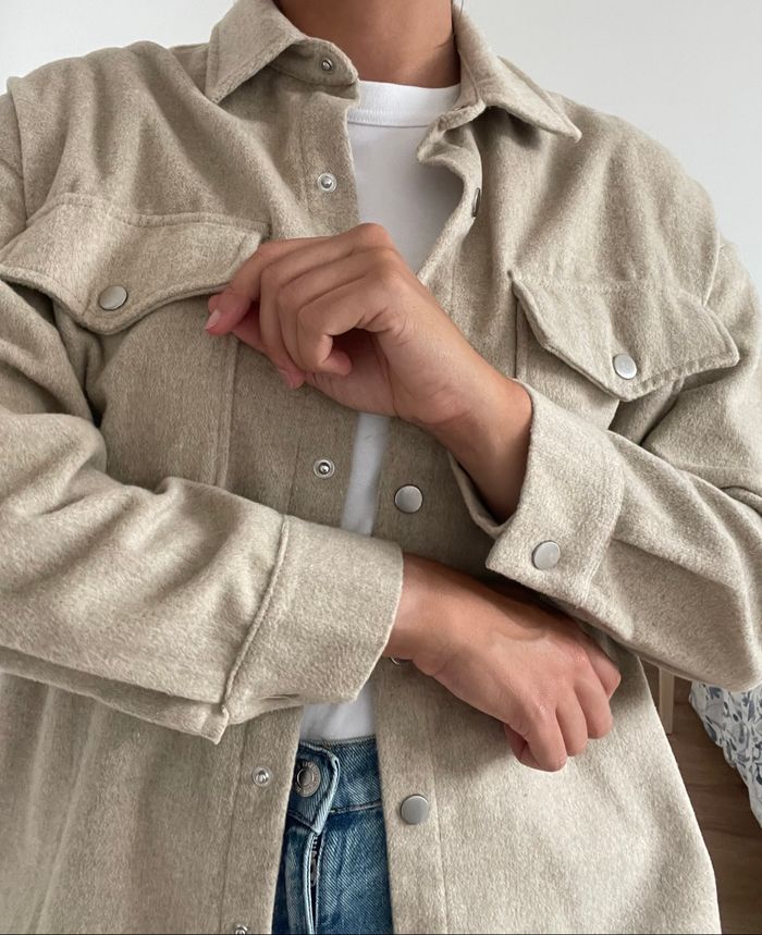 Total look jean et veste beige - photo numéro 7