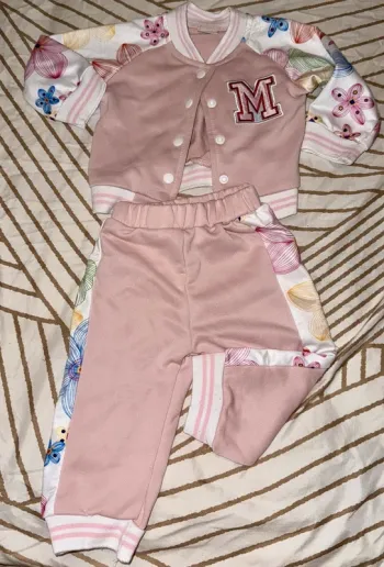 Ensemble 3-6 mois rose