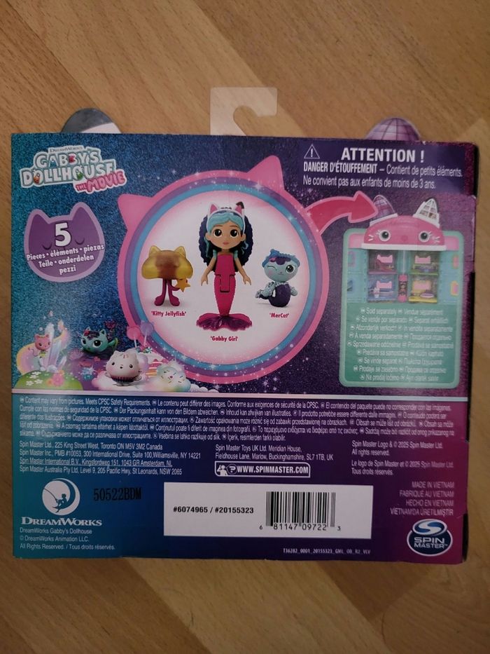 Gabby's dollhouse mer-tastic aquarium friends pack - photo numéro 2