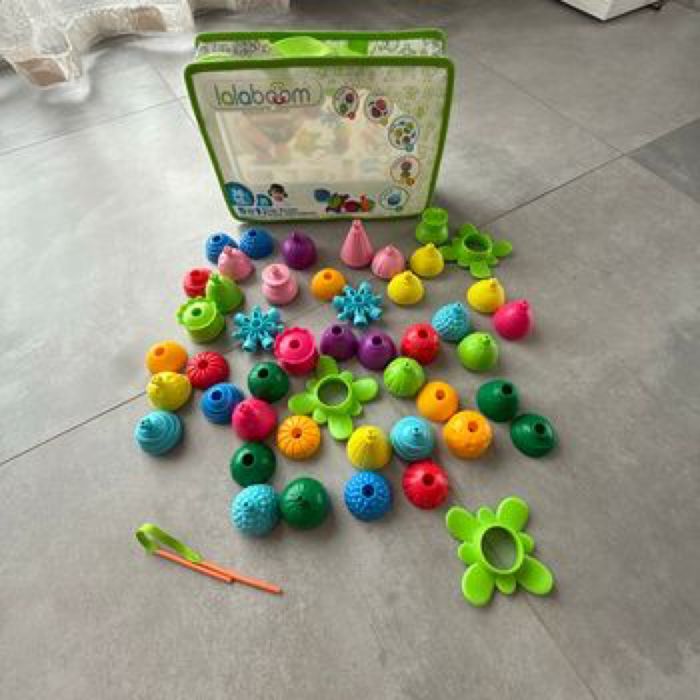 Perles éducatives lalaboom 48 pièces