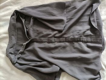 Blouse chemise grise chinée – ASOS,Taille 40