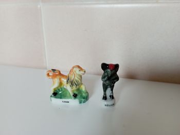 Lot de deux fèves Signes du Zodiaque
